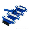 Flexible vac head with side brush with Australian handle available for IG pool (blue)